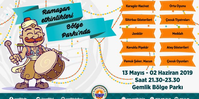 Ramazan Coşkusu Bölge Parkı’nda Yaşanacak