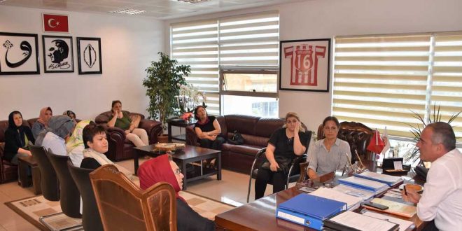 Başkan Sertaslan kadın girişimcileri ağırladı