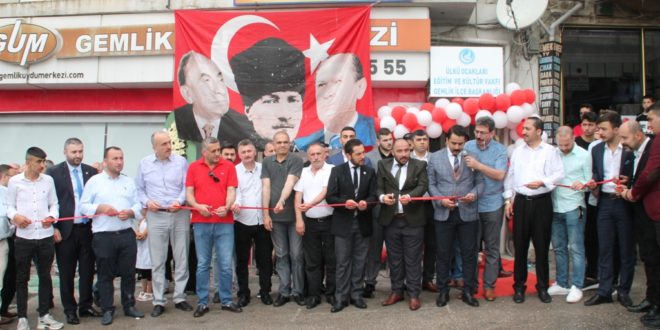 Gemlik Ülkü Ocakları Yeni Binasının Açılışını Yaptı