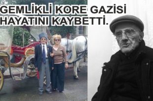 Gemlikli Kore Gazisini Kaybetti