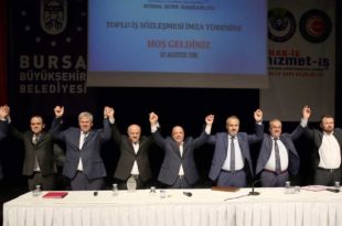 Büyükşehir’de toplu sözleşme sevinci