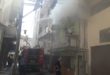 Gemlik’te Suriyelilerin kaldığı bir evde yangın çıktı