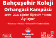 Bahçeşehir Koleji Orhangazi Kampüsü 2019-2020 Eğitim Öğretim Yılında Açılıyor