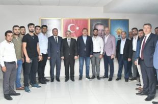 Çavuşoğlu ve Salman İlçe Teşkilatında Toplantıya Katıldı