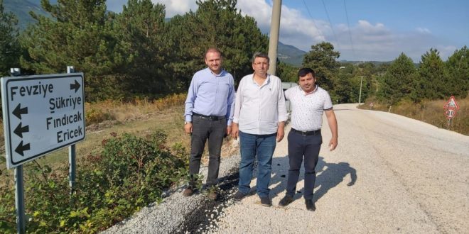 Gemlik Köy Yollarına Büyükşehir'den Soğuk Asfalt