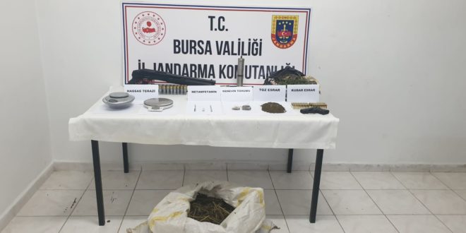 Kumla’da uyuşturucu baskını