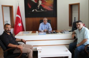 Kaymakam Yaşar Dönmez'e Hoşgeldin Ziyareti