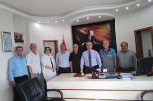 Muhtarlardan Kaymakam Ziyareti