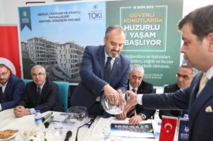 Gemlikli heyelan mağdurlarının konut sevinci