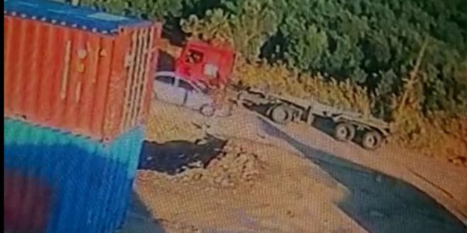 Gemlik'te Kaza Kameralara Yansıdı