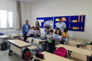 Kültür Koleji Öğrencilerine kırtasiye malzemeleri dağıtıldı