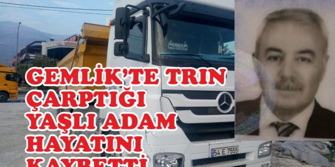 Gemlik'te Tır Kazası Bir Ölü