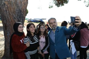 Başkan Aktaş, gençlerin kamp heyecanına ortak oldu
