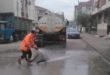 Belediyeden sokak sokak temizlik
