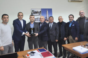 GTSO’dan MKS’ya onur plaketi