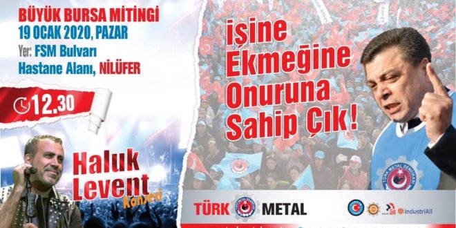 Türk Metal'den Mitinge Davet