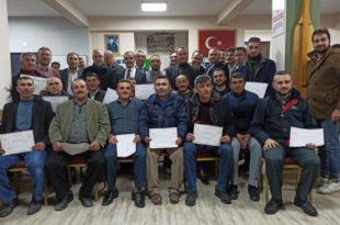 Giresunlular Derneğinde Arıcılık Sertifikası Töreni