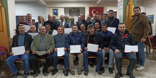 Giresunlular Derneğinde Arıcılık Sertifikası Töreni