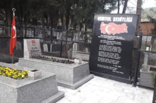 Şehitliklerde temizlik ve bakım