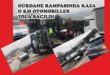 Gemlik Dürdane rampası İstanbul yönünde tır kazası...