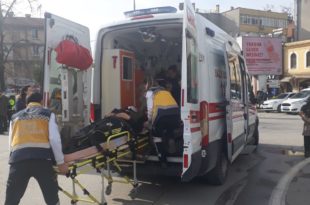 Ticari Taksi Yaşlı Adama Çarptı
