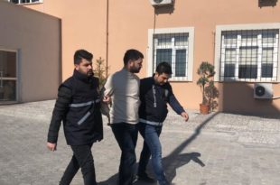 Gemlik’te cinayet zanlısı adliyeye sevk edildi