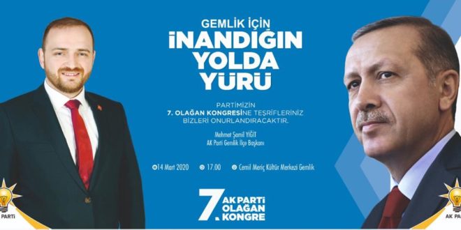 AK Parti’de Gemlik'te Kongre Heyecanı