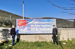 CHP’li gençlerden sağlıkçılara, “İyi ki Varsınız!”