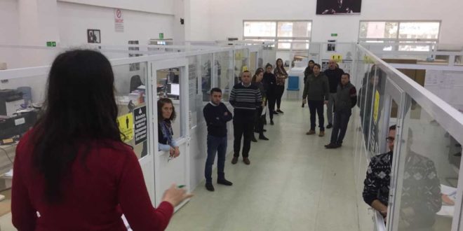Belediye çalışanları kontrolden geçti