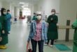 Gemlikli hemşire 7 günlük tedavinin ardından taburcu oldu
