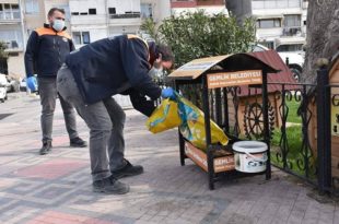 Mama kapları uygun alanlara yerleştiriliyor