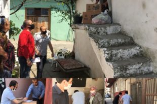 Gemlik'te Büyükşehir Erzak Desteğine Devam Etti