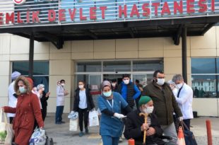 Gemlik Devlet Hastanesinden 9 taburcu