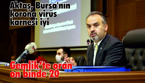 Aktaş, Bursa'nın korona virüs karnesi iyi