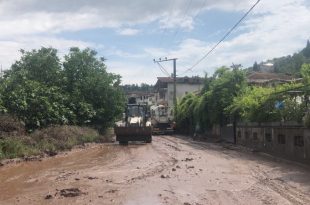 Muratoba'da Yağışlar Etkili Oldu