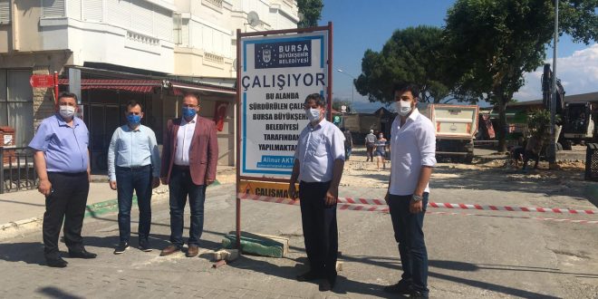 Kumla Abdullah Aslan Caddesinde Parke Taşı