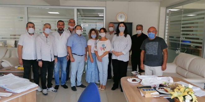 TAYİN OLAN TAPU MÜDÜRLÜĞÜ PERSONELİNE EMLAKÇILARDAN ZİYARET