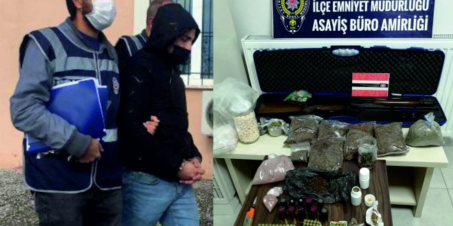 GEMLİK'TE BİNLERCE GRAM UYUŞTURUCU YAKALANDI
