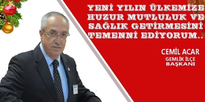 Acar'dan Yeni Yıl Açıklaması, 2020'yi Geride Bırakırken…