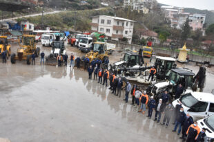 Gemlik Belediyesi ekipleri kışa hazır