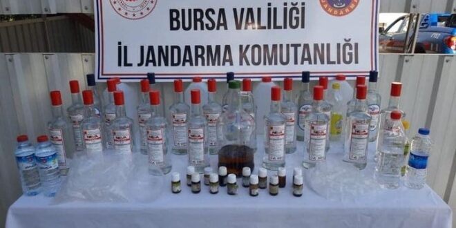 KUMLA'DA YILBAŞI ÖNCESİ SAHTE İÇKİ OPERASYONU