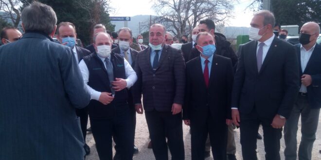 Sanayi ve Teknoloji  Bakanı Varank TOGG Fabrikası İnşaat Sahasında İncelemede Bulundu