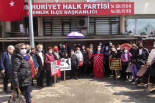 CHP Kadın kollarından İstanbul Sözleşmesi Tepkisi