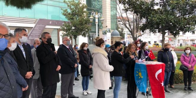 İYİ PARTİ GEMLİK İLÇE BAŞKANLIĞIKADIN POLİTİKALARI BAŞKANLIĞINDAN BASIN AÇIKLAMASI