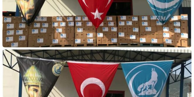 GEMLİK ÜLKÜ OCAKLARINDAN BU YIL HEDEF 750 AİLEYE KUMANYA YARDIMI