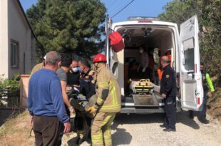 Gemlik Umurbey’de Traktör kazası