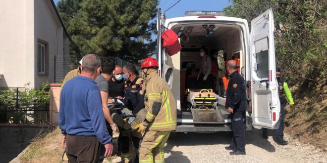 Gemlik Umurbey’de Traktör kazası