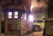 Gemlik’te metruk bina yangını