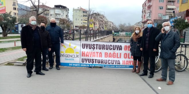 İYİ GENÇLİK UYUŞTURUCUYA KARŞI UYARIYOR
