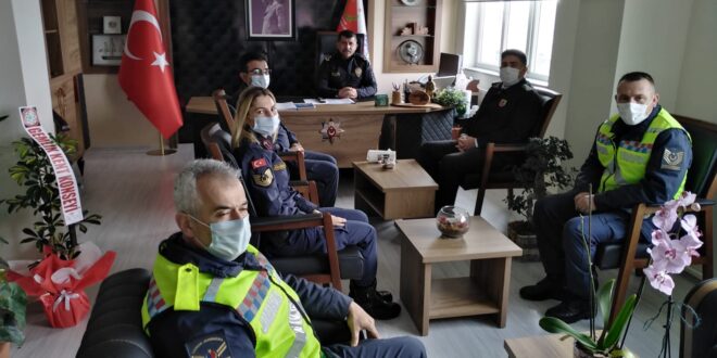 Jandarma'dan Polise Yanınızdayız Ziyareti